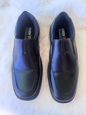 Deer Stags Men's Black Slip-On Loafers